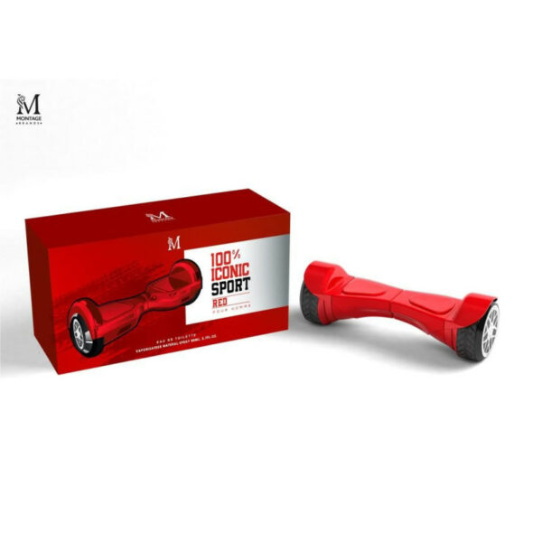 Montage 100% ICONIC SPORT RED Eau De Parfum Profumo 100ml Montage Brands UOMO